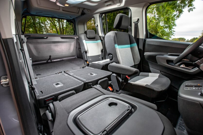 ベルランゴのシートアレンジ