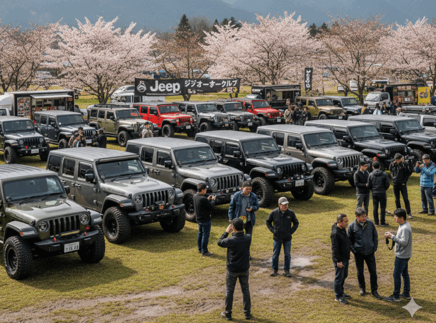 ジープ愛好家によるオフ会