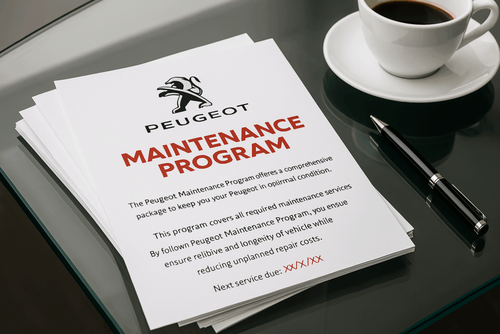 プジョーのメンテナンスプログラム